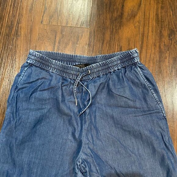 All Saints Eliza Denim Look Jogger Style Trouser size 2 - Picture 5 of 7
